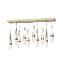 Hubbardton Forge - Canada 131200-SKT-LONG-84-YJ0434 - Link 10-Light Blown Glass Pendant