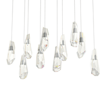 Hubbardton Forge - Canada 131201-SKT-LONG-20-CR - Luma 10-Light Large Crystal Pendant