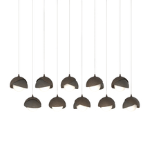 Hubbardton Forge - Canada 131205-SKT-LONG-05-07-GG0711 - Brooklyn 10-Light Double Shade Pendant