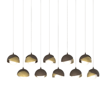 Hubbardton Forge - Canada 131205-SKT-LONG-05-86-GG0711 - Brooklyn 10-Light Double Shade Pendant