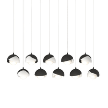 Hubbardton Forge - Canada 131205-SKT-LONG-10-02-GG0711 - Brooklyn 10-Light Double Shade Pendant