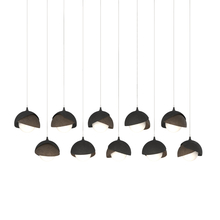 Hubbardton Forge - Canada 131205-SKT-LONG-10-05-GG0711 - Brooklyn 10-Light Double Shade Pendant