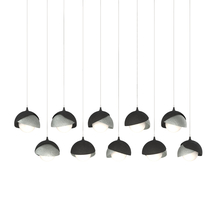 Hubbardton Forge - Canada 131205-SKT-LONG-10-82-GG0711 - Brooklyn 10-Light Double Shade Pendant