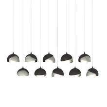 Hubbardton Forge - Canada 131205-SKT-LONG-10-85-GG0711 - Brooklyn 10-Light Double Shade Pendant