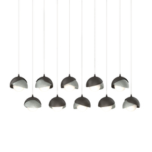 Hubbardton Forge - Canada 131205-SKT-LONG-14-82-GG0711 - Brooklyn 10-Light Double Shade Pendant