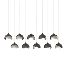 Hubbardton Forge - Canada 131205-SKT-LONG-14-85-GG0711 - Brooklyn 10-Light Double Shade Pendant