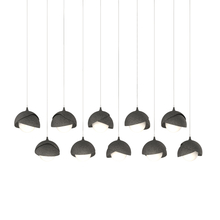 Hubbardton Forge - Canada 131205-SKT-LONG-20-20-GG0711 - Brooklyn 10-Light Double Shade Pendant