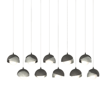 Hubbardton Forge - Canada 131205-SKT-LONG-20-85-GG0711 - Brooklyn 10-Light Double Shade Pendant