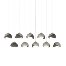 Hubbardton Forge - Canada 131205-SKT-LONG-85-20-GG0711 - Brooklyn 10-Light Double Shade Pendant