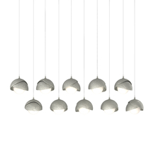 Hubbardton Forge - Canada 131205-SKT-LONG-85-85-GG0711 - Brooklyn 10-Light Double Shade Pendant