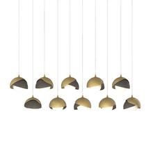 Hubbardton Forge - Canada 131205-SKT-LONG-86-07-GG0711 - Brooklyn 10-Light Double Shade Pendant