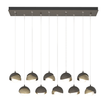 Hubbardton Forge - Canada 131205-SKT-STND-07-84-GG0711 - Brooklyn 10-Light Double Shade Pendant