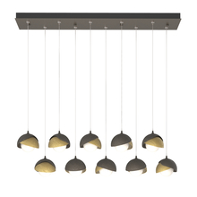 Hubbardton Forge - Canada 131205-SKT-STND-07-86-GG0711 - Brooklyn 10-Light Double Shade Pendant