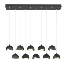 Hubbardton Forge - Canada 131205-SKT-STND-10-07-GG0711 - Brooklyn 10-Light Double Shade Pendant