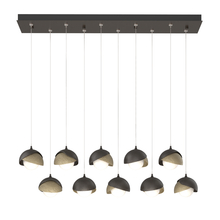 Hubbardton Forge - Canada 131205-SKT-STND-14-84-GG0711 - Brooklyn 10-Light Double Shade Pendant