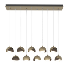 Hubbardton Forge - Canada 131205-SKT-STND-84-05-GG0711 - Brooklyn 10-Light Double Shade Pendant