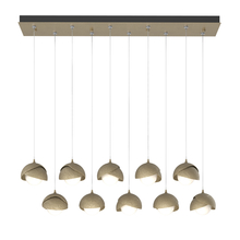 Hubbardton Forge - Canada 131205-SKT-STND-84-84-GG0711 - Brooklyn 10-Light Double Shade Pendant