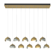 Hubbardton Forge - Canada 131205-SKT-STND-86-82-GG0711 - Brooklyn 10-Light Double Shade Pendant