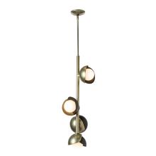 Hubbardton Forge - Canada 131611-SKT-MULT-85-05-GG0711 - Brooklyn 4-Light Double Shade Vertical Pendant