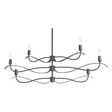 Hubbardton Forge - Canada 136352-SKT-MULT-07 - Willow 6-Light Large Chandelier