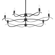 Hubbardton Forge - Canada 136352-SKT-MULT-10 - Willow 6-Light Large Chandelier