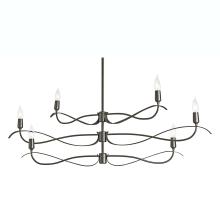 Hubbardton Forge - Canada 136352-SKT-MULT-14 - Willow 6-Light Large Chandelier