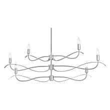 Hubbardton Forge - Canada 136352-SKT-MULT-85 - Willow 6-Light Large Chandelier