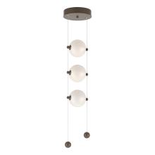 Hubbardton Forge - Canada 139059-LED-STND-05-GG0668 - Abacus 3-Light LED Pendant