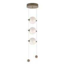 Hubbardton Forge - Canada 139059-LED-STND-84-GG0668 - Abacus 3-Light LED Pendant