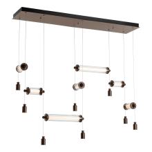 Hubbardton Forge - Canada 139101-LED-STND-05-ZM0696 - Libra 7-Light Double Linear LED Pendant