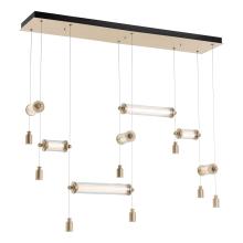 Hubbardton Forge - Canada 139101-LED-STND-84-ZM0696 - Libra 7-Light Double Linear LED Pendant