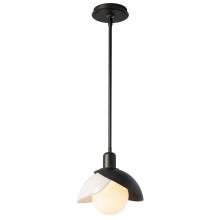 Hubbardton Forge - Canada 181184-SKT-MULT-14-BB0757 - Brooklyn Double Shade Art Glass Mini Pendant