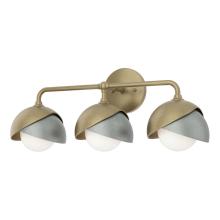 Hubbardton Forge - Canada 201375-SKT-84-82-GG0711 - Brooklyn 3-Light Double Shade Bath Sconce