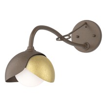 Hubbardton Forge - Canada 201377-SKT-05-86-GG0711 - Brooklyn 1-Light Double Shade Long-Arm Sconce