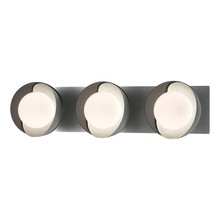 Hubbardton Forge - Canada 201378-SKT-82-10-GG0711 - Brooklyn 3-Light Straight Double Shade Bath Sconce