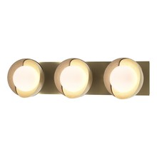 Hubbardton Forge - Canada 201378-SKT-86-84-GG0711 - Brooklyn 3-Light Straight Double Shade Bath Sconce