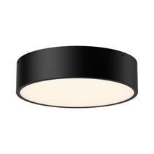 Alora Lighting FM556016MB - Brisbane 16-in Matte Black 3 Lights Flush Mount