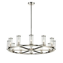 Alora Lighting CH309012PNCG - Revolve Clear Glass/Polished Nickel 12 Lights Chandeliers