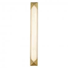 Alora Lighting WV323225VBAR - Caesar 25-in Vintage Brass/Alabaster LED Wall/Vanity