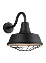 Visual Comfort & Co. Studio Collection 97374-12 - CAGE ONLY IN LARGE in black finish for Barn Light