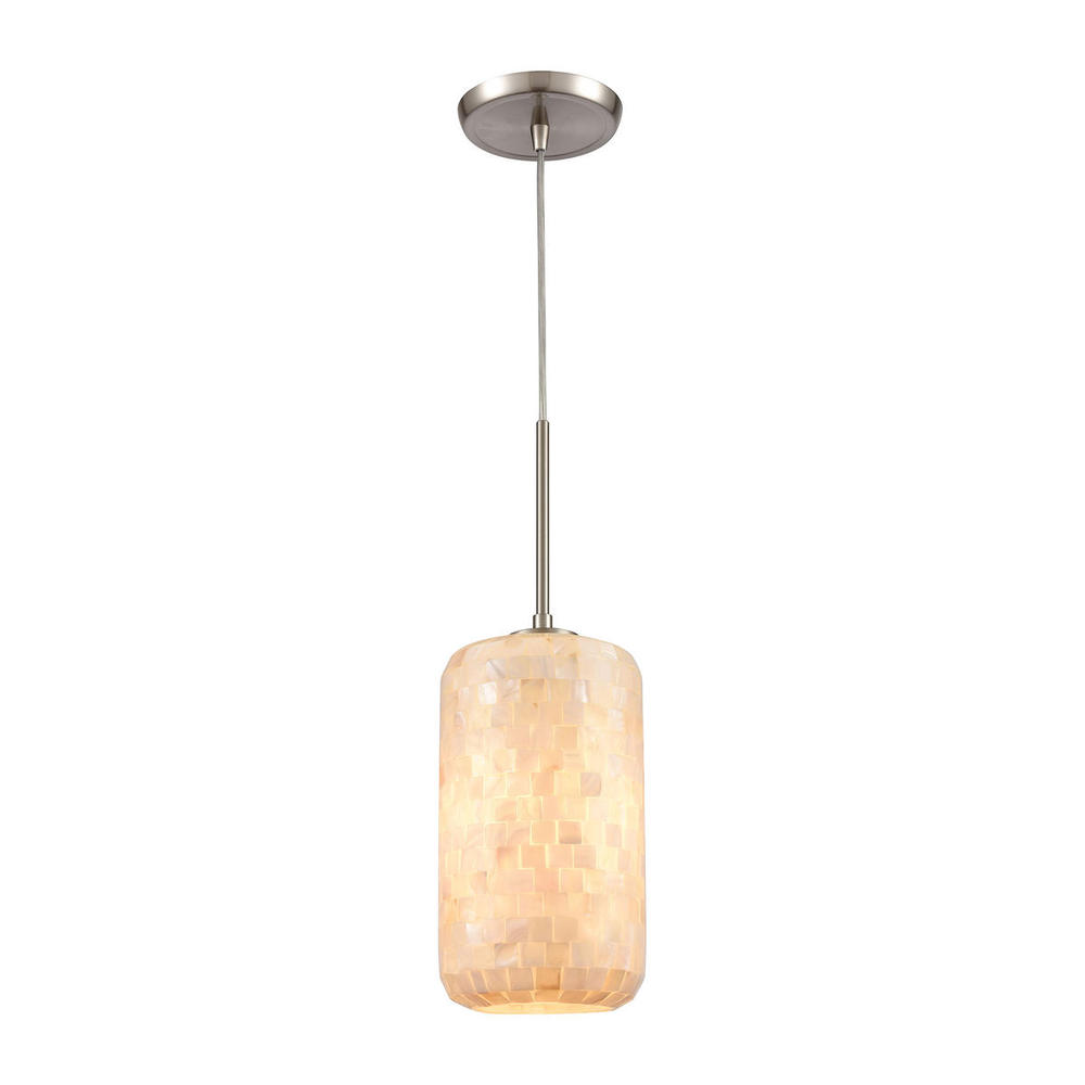 capiz mini pendant light