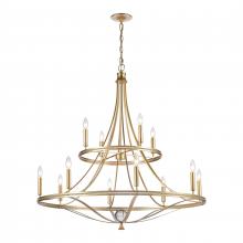 ELK Home 69488/8+4 - Noura 40'' Wide 12-Light Chandelier - Champagne Gold