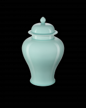 Currey 1200-0672 - Celadon Small Green Temple Jar