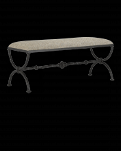 Currey 7000-0802 - Agora Bronze Bench, Calcutta P