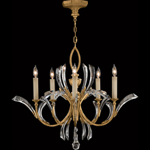 Fine Art Handcrafted Lighting 763040ST - Beveled Arcs 36&#34;W Round Chandelier